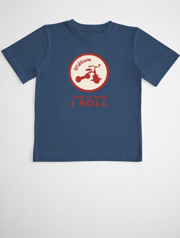 this is how i roll boy's t-shirt