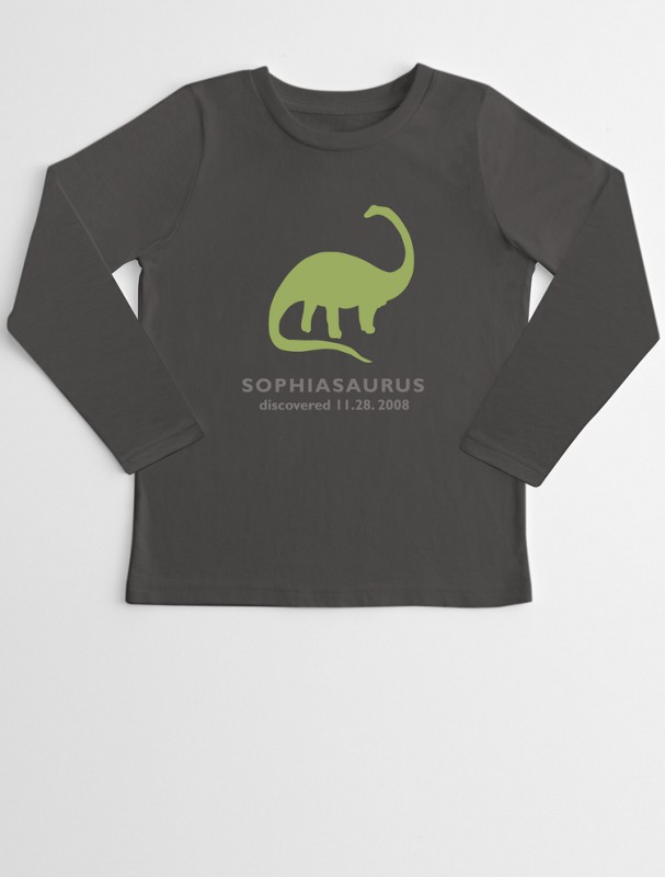 dinosaur kid's long sleeve t-shirt