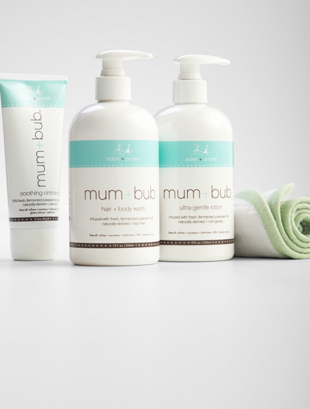 aden + anais mum bub natural skin care gift set