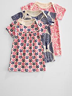 winter water factory rocking horse baby dress