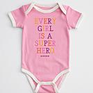 every girl is a superhero baby one piece