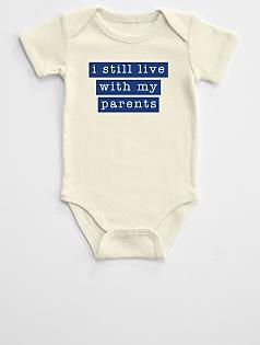 i still live with my parents baby one piece