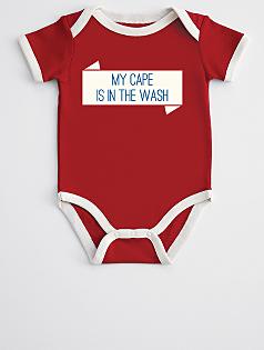 my cape is in the wash baby one piece