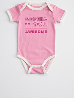 awesome addition baby one piece