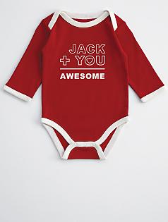 awesome addition baby long sleeve one piece