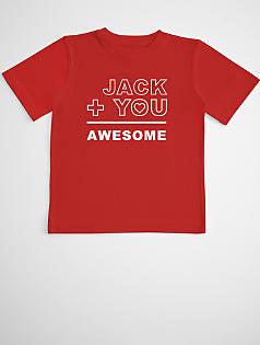 awesome addition boy's t-shirt