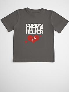 cupid's little helper boy's t-shirt