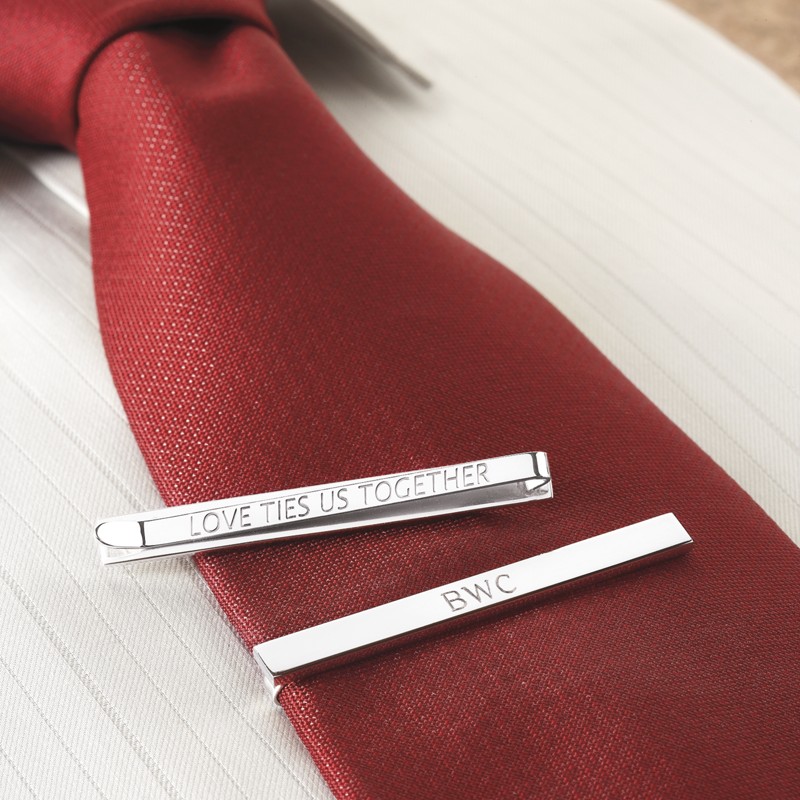 hidden message tie clip