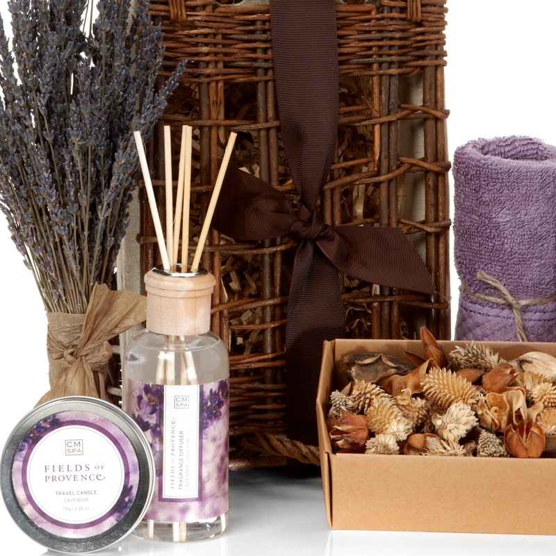 Lavender Relaxation Fragrance Spa Basket