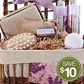 Lavender Relaxation Bath & Body Spa Basket