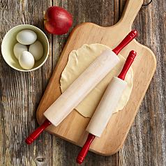mother + daughter wooden rolling pins