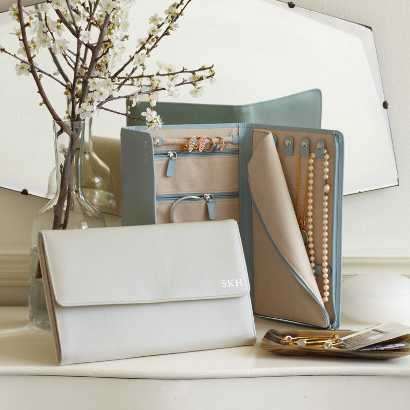 leather jewelry portfolio