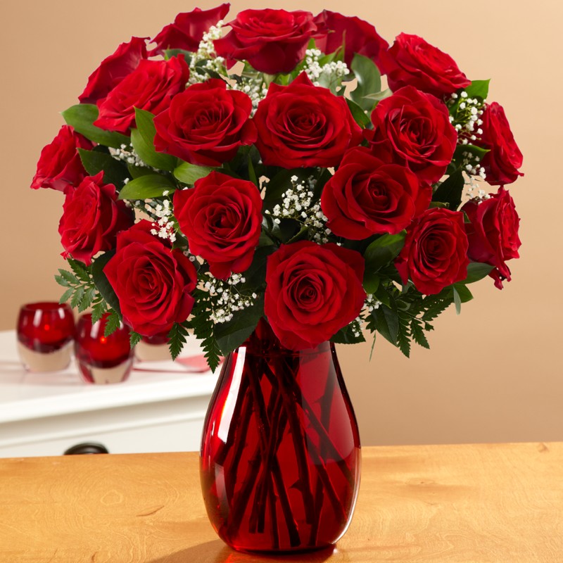 18 Long Stemmed Red Roses