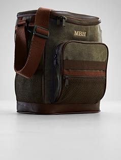 waxed canvas golf cooler bag