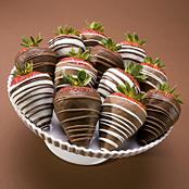 Full Dozen Gourmet Dipped Swizzled Berries