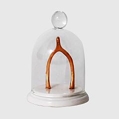 lucky break wishbone ring holder + dome