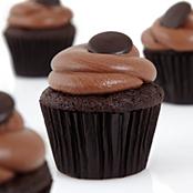 Chocolate on Chocolate Cupcakes - 4 Count