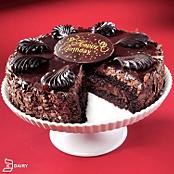 Chocolate Mousse Torte Happy Birthday Cake