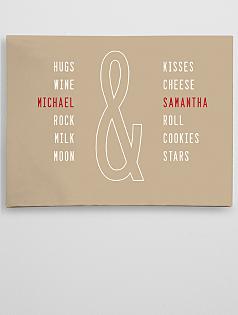 personalized perfect pair wall art
