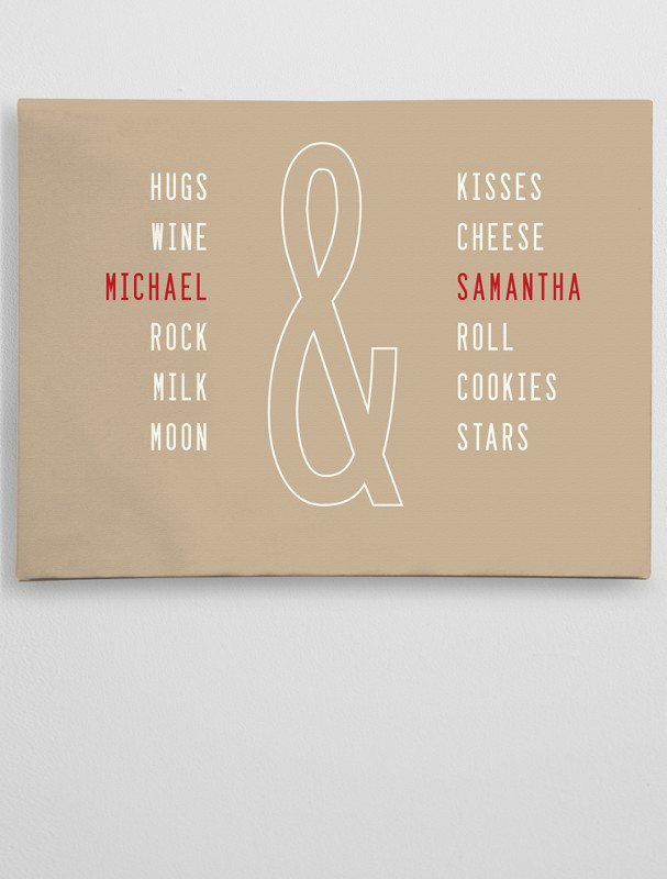 personalized perfect pair wall art