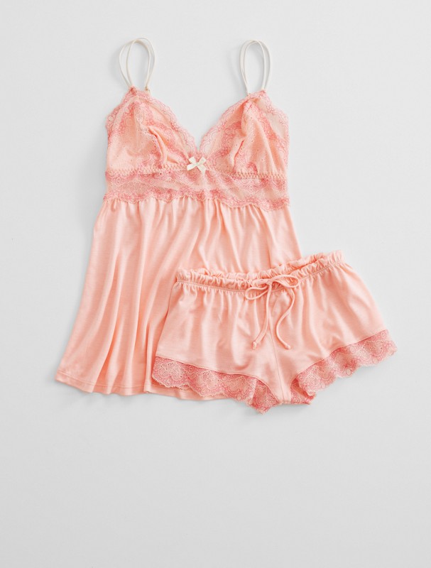 eberjey millie cami + short set
