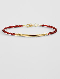 mabel chong gold fill bar bracelet