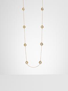 coin pearl station necklace