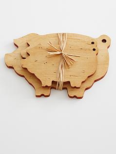 pig cutting board set