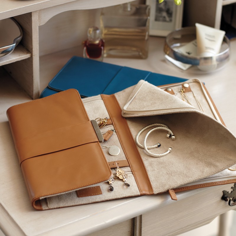 leather jewelry portfolio