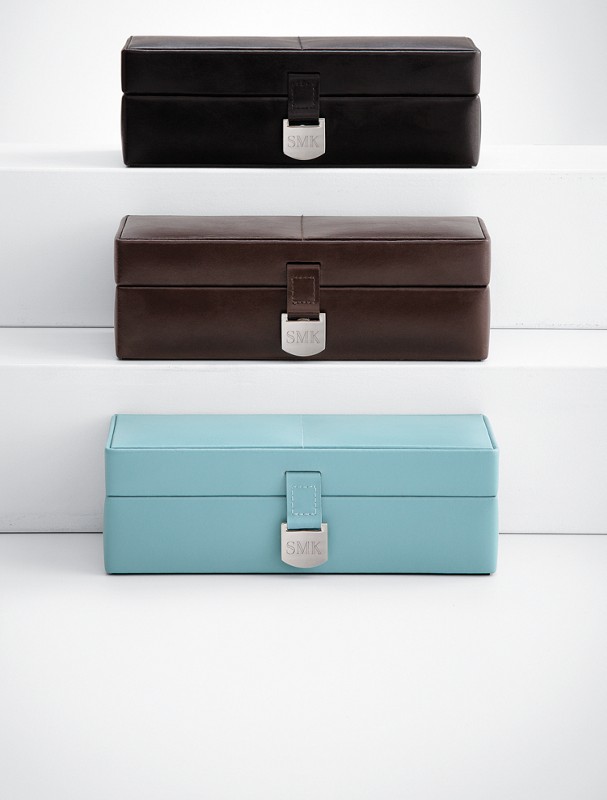 leather jewelry travel case