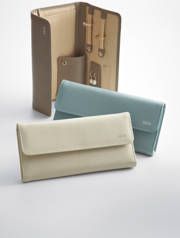 leather jewelry roll