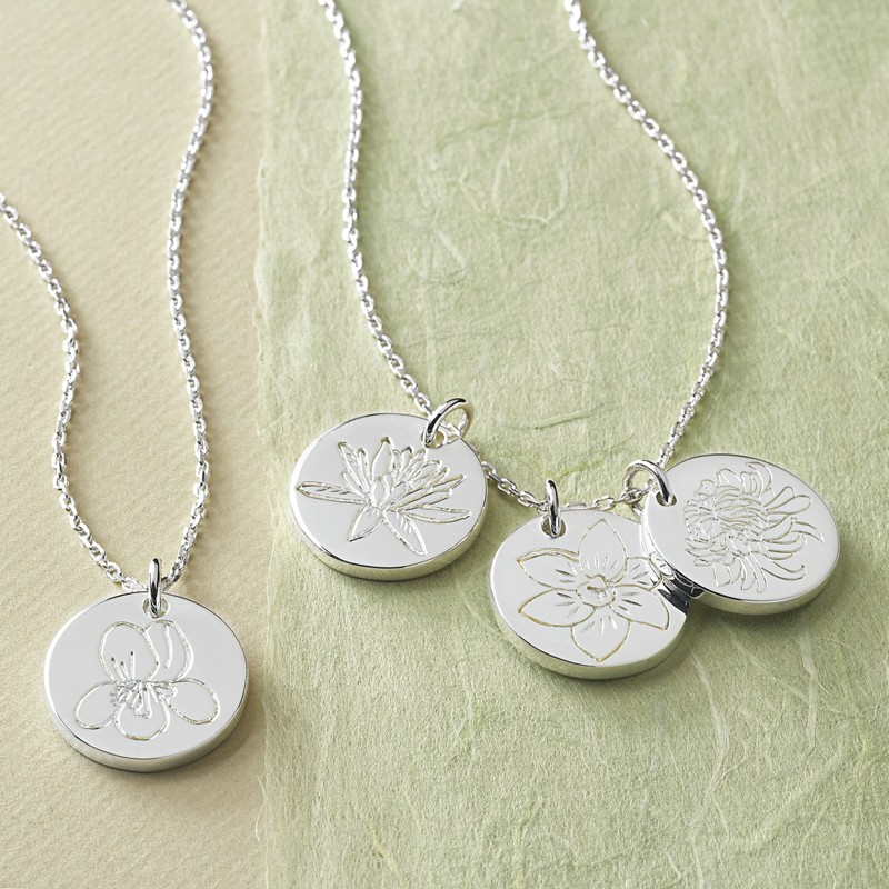 mom's flower garden necklace