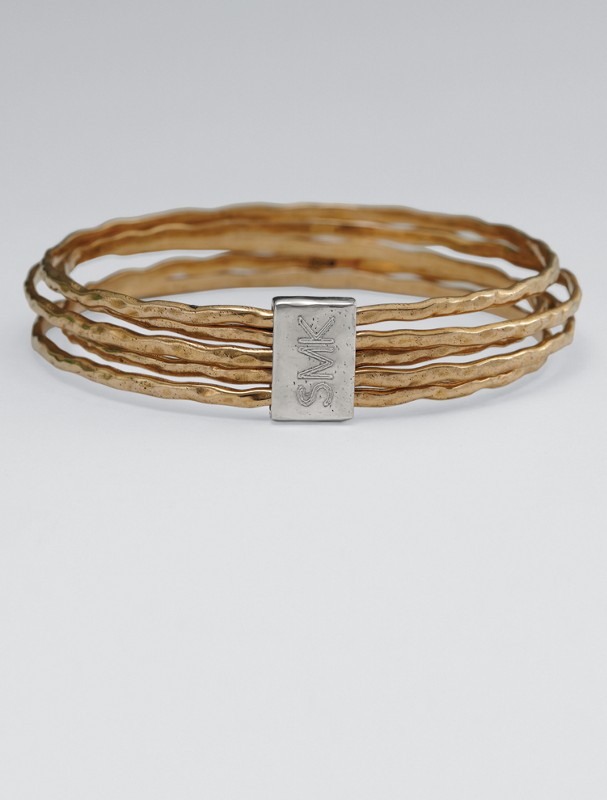 connected skinny bangles