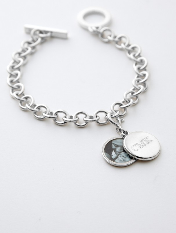 classic swing locket charm bracelet