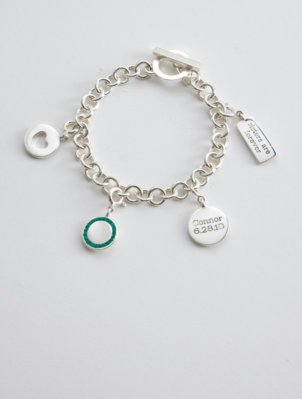 classic round charm bracelet 