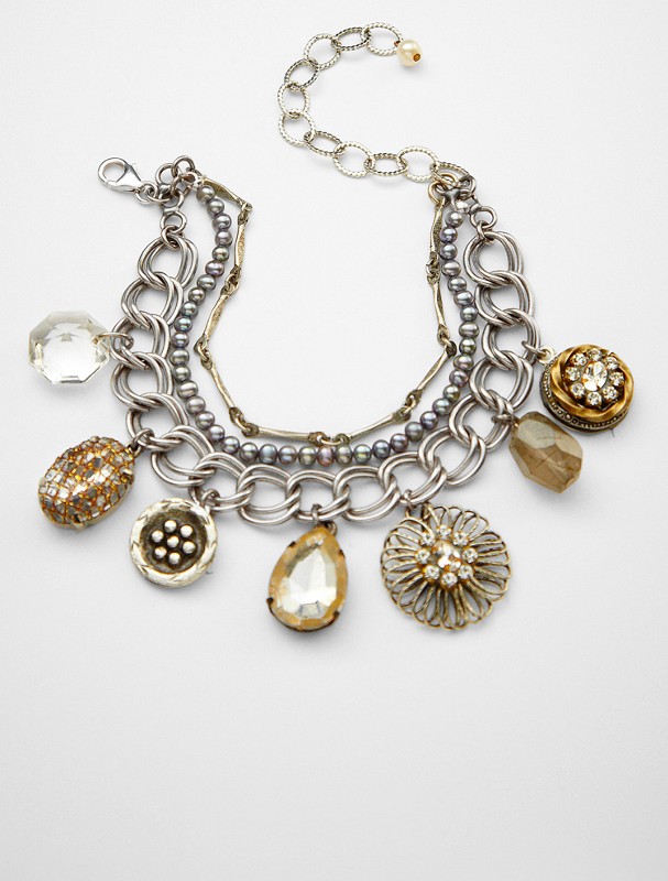 vintage charm bracelet