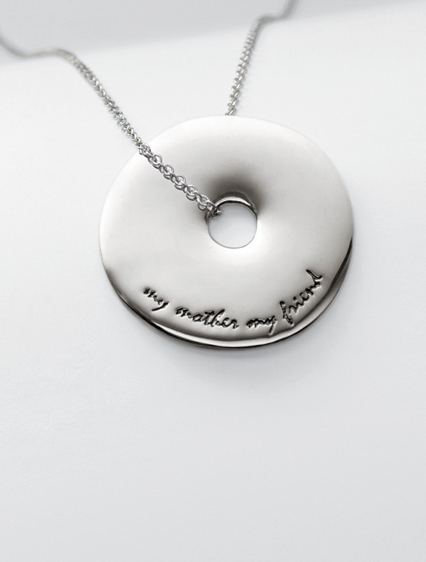 my mother, my friend necklace