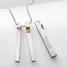 personalized milestones necklace