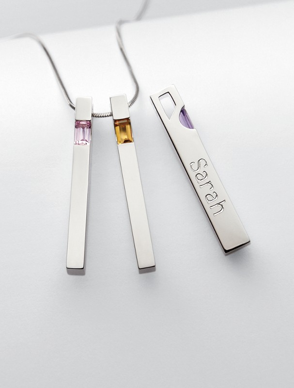 personalized milestones necklace