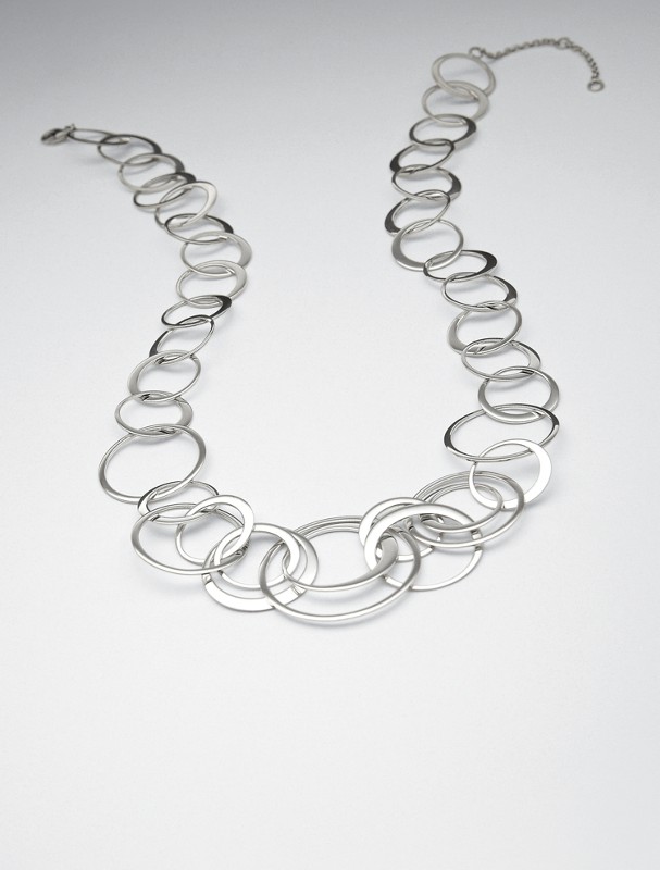 classic large hoop necklace