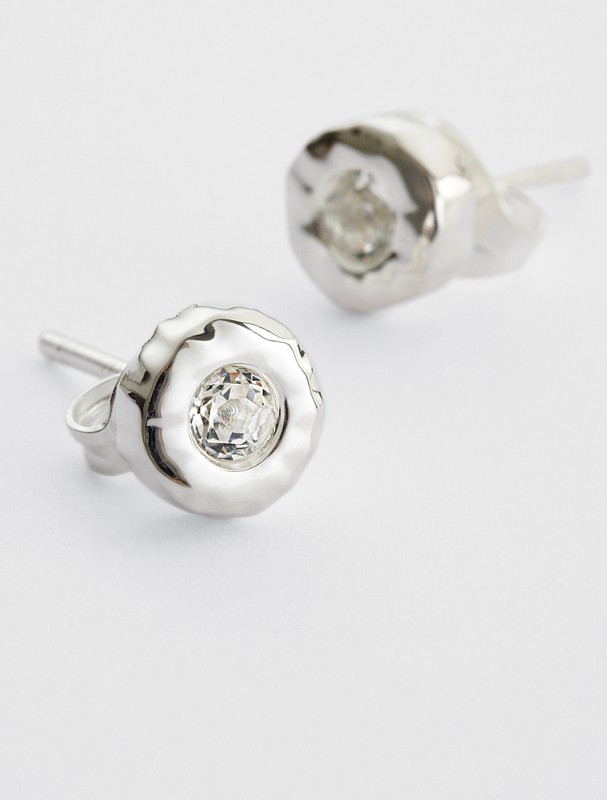 artisan sterling stud earrings