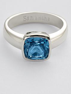 solitaire birthstone ring
