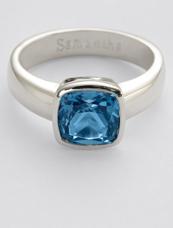 solitaire birthstone ring