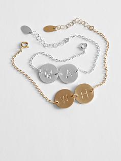 first initial bracelet