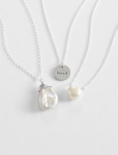 message to mom charm necklaces