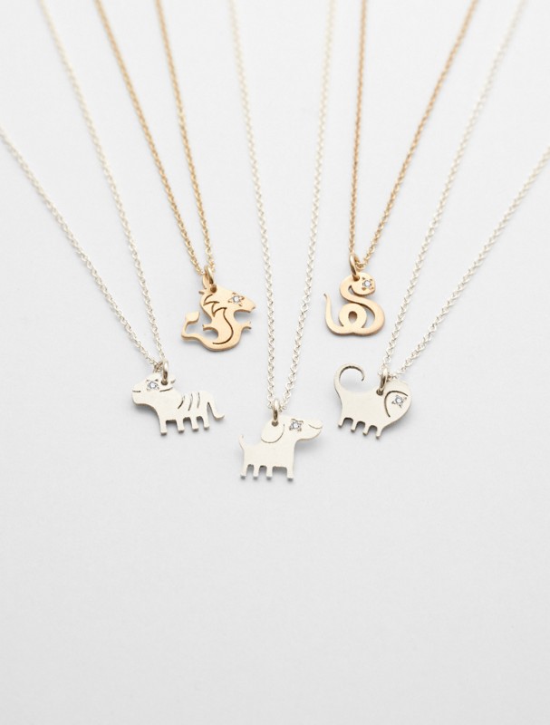 chinese zodiac charm necklace