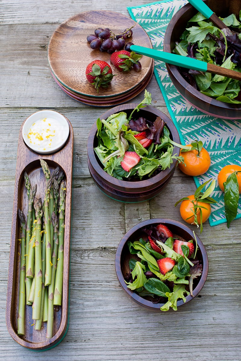 RedEnvelope wooden snack trays