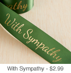 With Sympathy