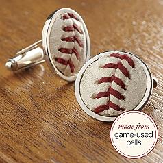 MLB™ baseball stitches cuff links