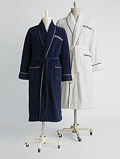 men's five-star terry robe
